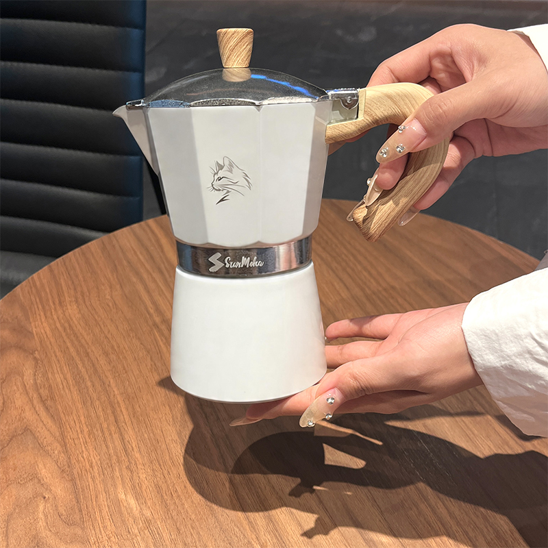 Moka Pot Stove - 모카포트 3/6컵 - 가스 및 전기레인지용