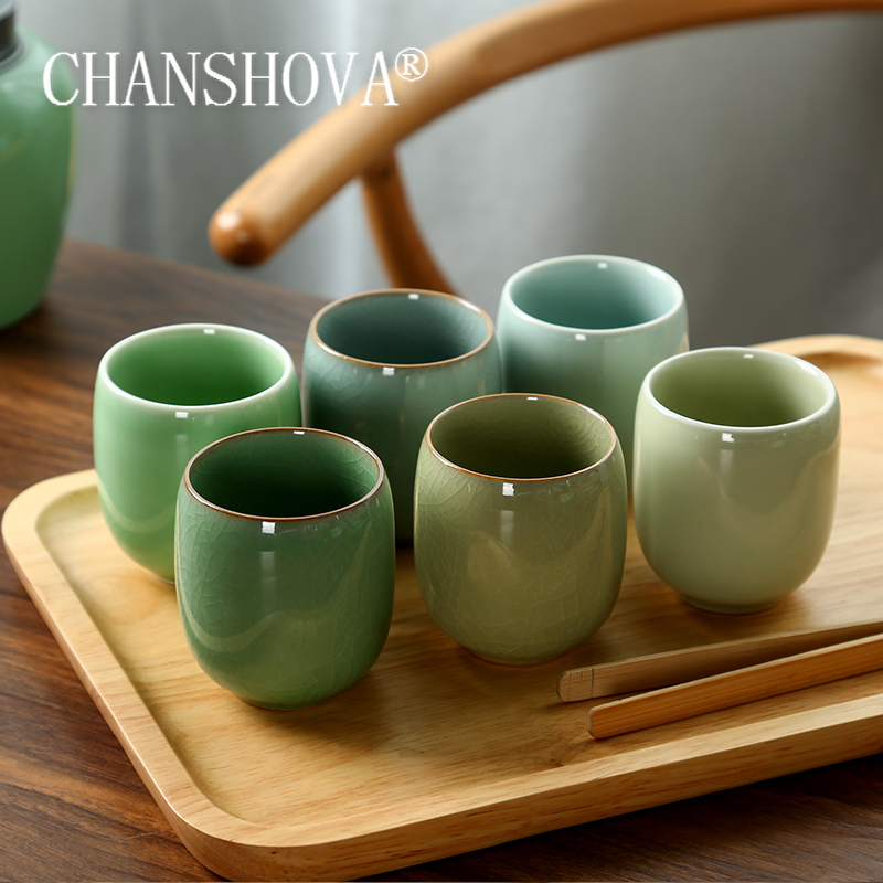 Coffee Tea Game - CHANSHOVA-도자기 찻잔 세트, 중국 전통 스타일,