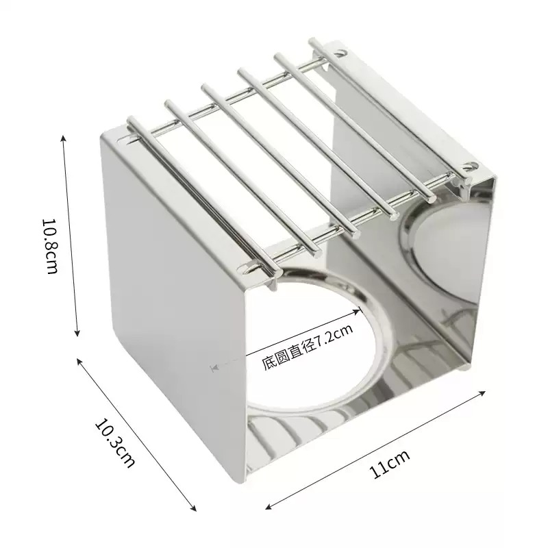 Moka Pot Stove - 스테인리스 스틸 사각 커피 스토브 스탠드,