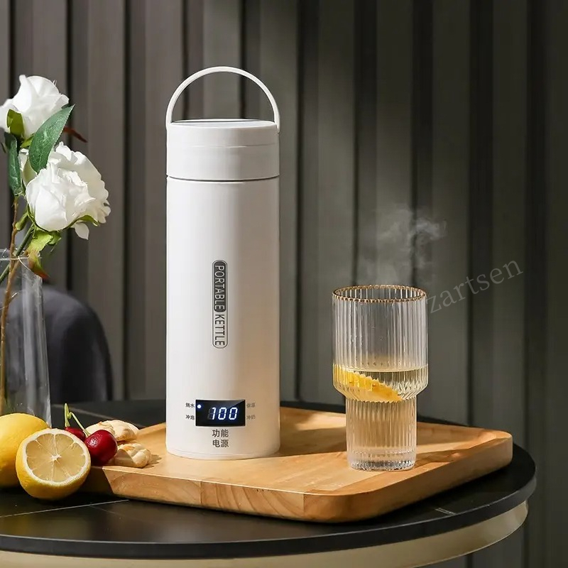 500ML 전기 주전자 휴대용 차 커피 주전자 여행용  - Coffee Tea Menu 리뷰 및 가격