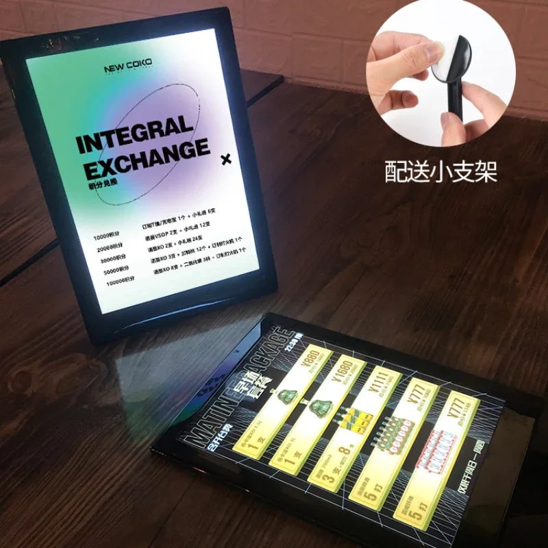 LED 조명 와인 목록 디스플레이 스탠드 바, KTV  - Coffee Tea Menu 리뷰 및 가격