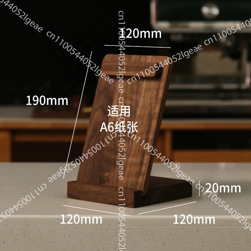 블랙 월넛 데스크탑 디스플레이 카드 원목 자석 메뉴 클 - Coffee Tea Menu 리뷰 및 가격