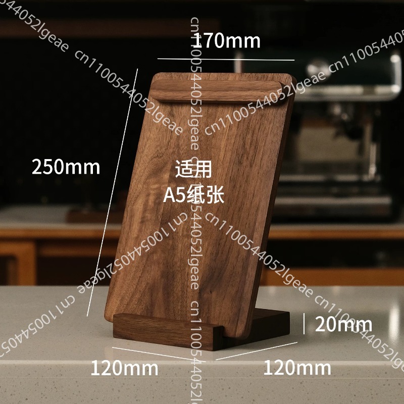 블랙 월넛 데스크탑 디스플레이 카드 원목 자석 메뉴 클 - Coffee Tea Menu 리뷰 및 가격