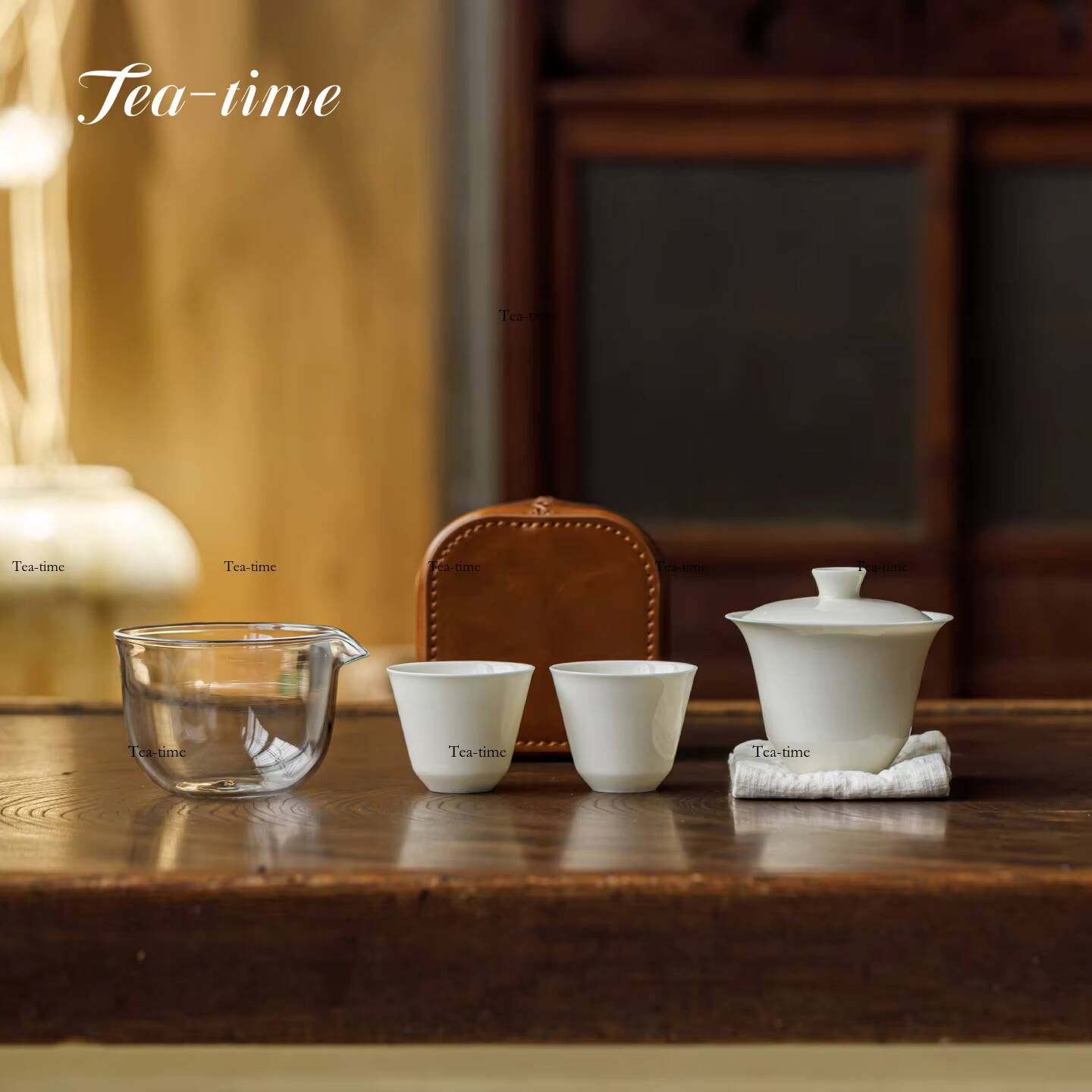 흰색 세라믹 여행용 차 세트 가이완 휴대용 보관 가방  - Gongfu Tea Set 리뷰 및 가격