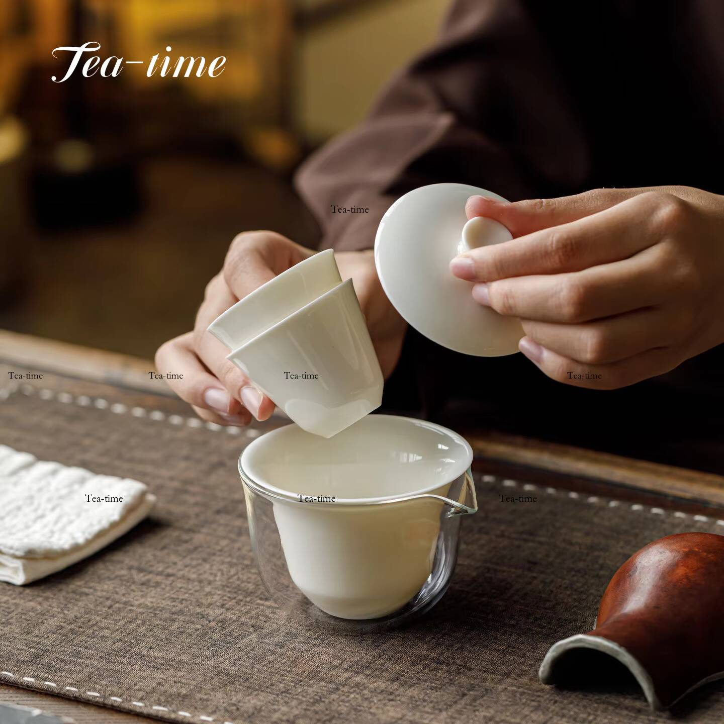 흰색 세라믹 여행용 차 세트 가이완 휴대용 보관 가방  - Gongfu Tea Set 리뷰 및 가격