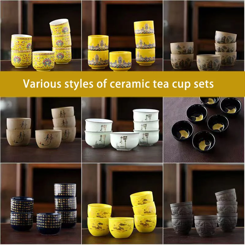 6pcs 세라믹 차 컵 세트 절묘한 백색 도자기 차 세 - Gongfu Tea Set 리뷰 및 가격
