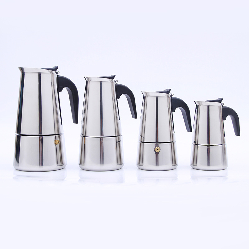 프리미엄 스테인레스 스틸 모카 커피 메이커 2/4/6  - Moka Pot Stove 리뷰 및 가격