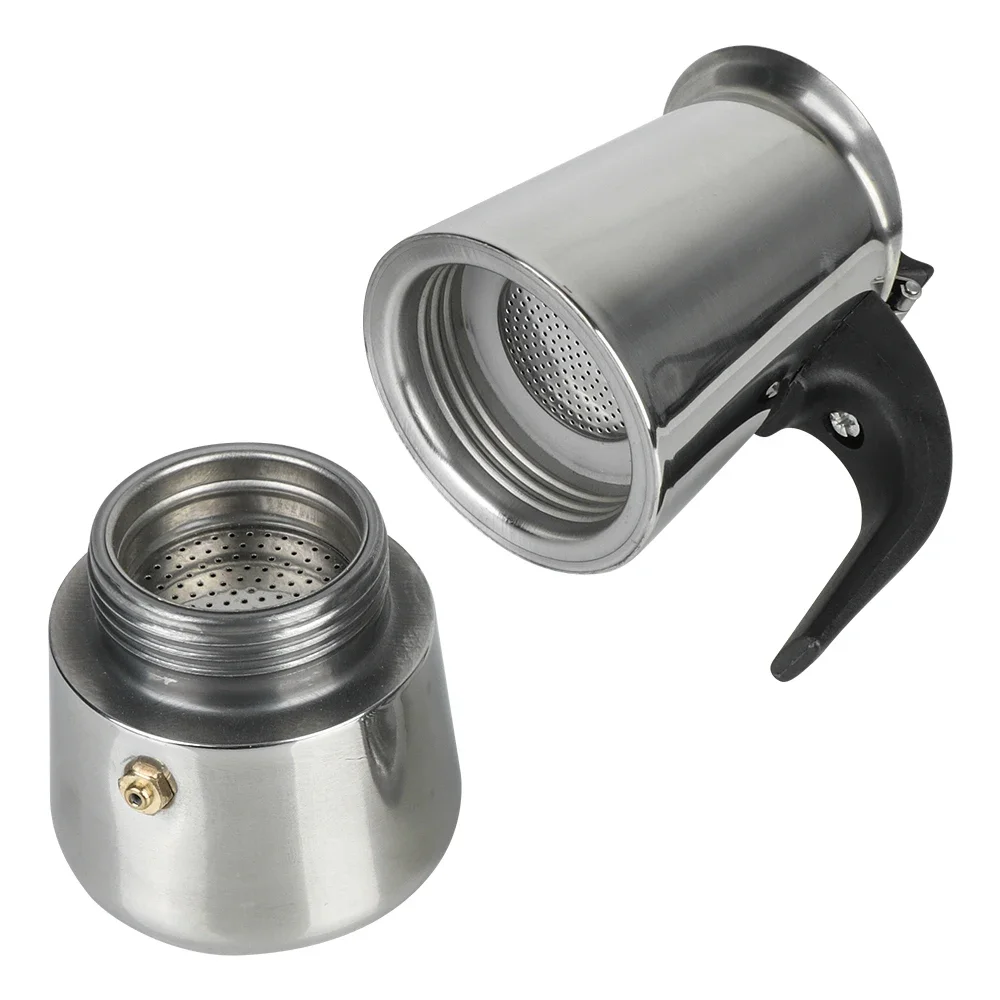 프리미엄 스테인레스 스틸 모카 커피 메이커 2/4/6  - Moka Pot Stove 리뷰 및 가격
