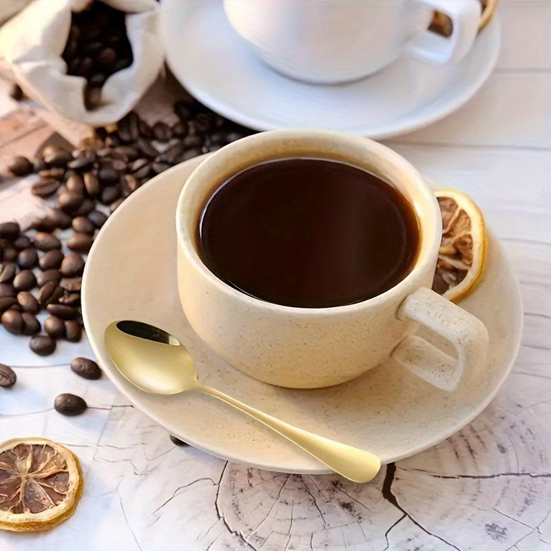 6/10/20Pcs 스테인레스 스틸 작은 금색 숟가락  - Coffee Tea Sugar Canister Set 리뷰 및 가격