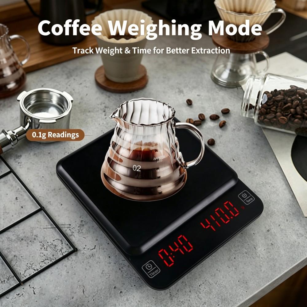 3kg/0.1g 고정밀 디지털 커피 저울, LED 휴대 - Coffee & Tea Ken'S House 리뷰 및 가격