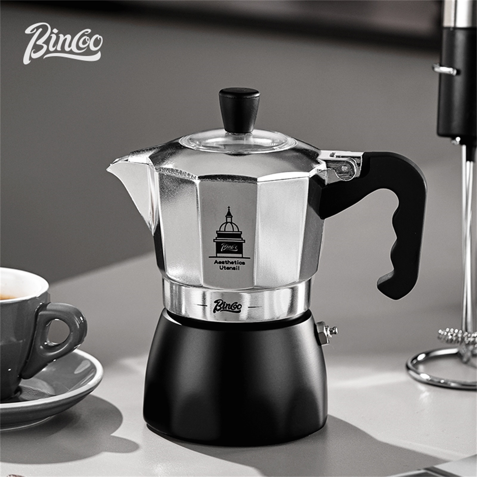 BINCOO 더블 밸브 모카 포트, 에스프레소 추출 커 - Moka Pot Stove 리뷰 및 가격