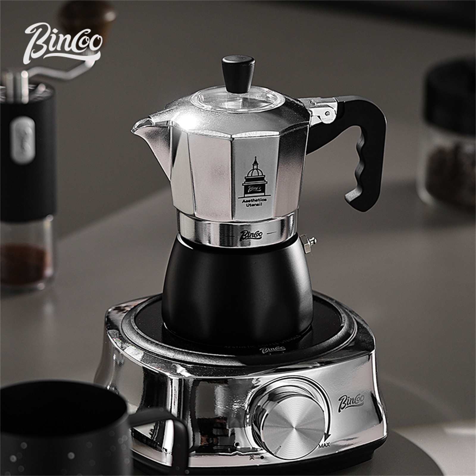 BINCOO 더블 밸브 모카 포트, 에스프레소 추출 커 - Moka Pot Stove 리뷰 및 가격