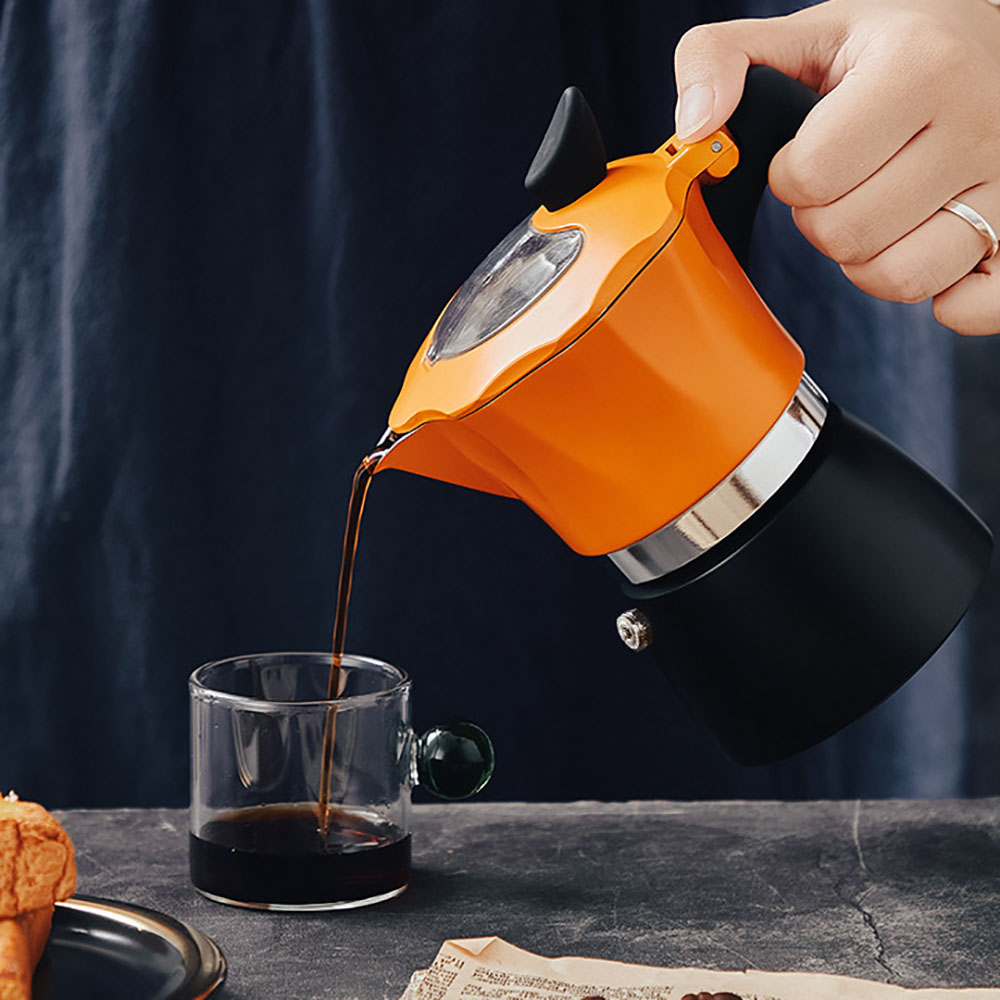 투컬러 150/300ML 비주얼 커버 모카포트 세트 에 - Coffee Tea Chocolate 리뷰 및 가격