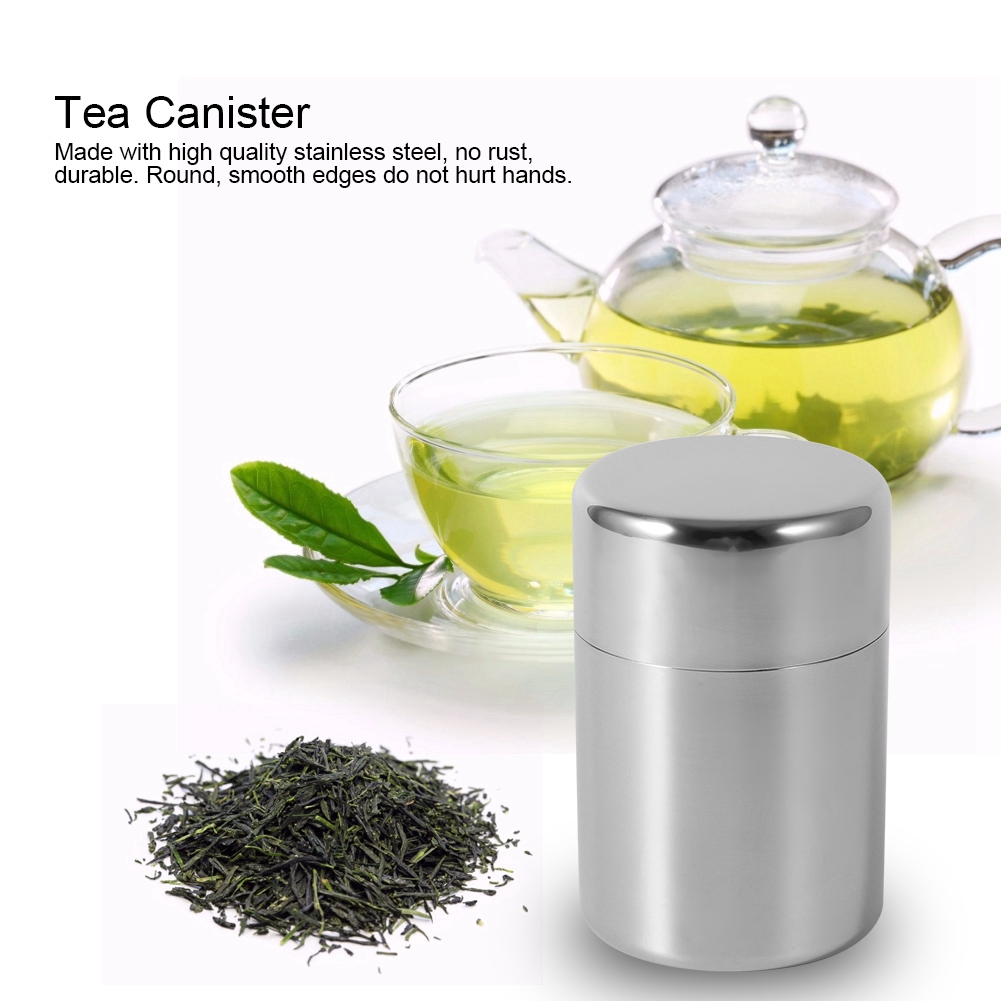 스테인레스 스틸 찻잎 통 용기, 차 커피 설탕 보관 통 - Coffee Tea Sugar Canister Set 리뷰 및 가격