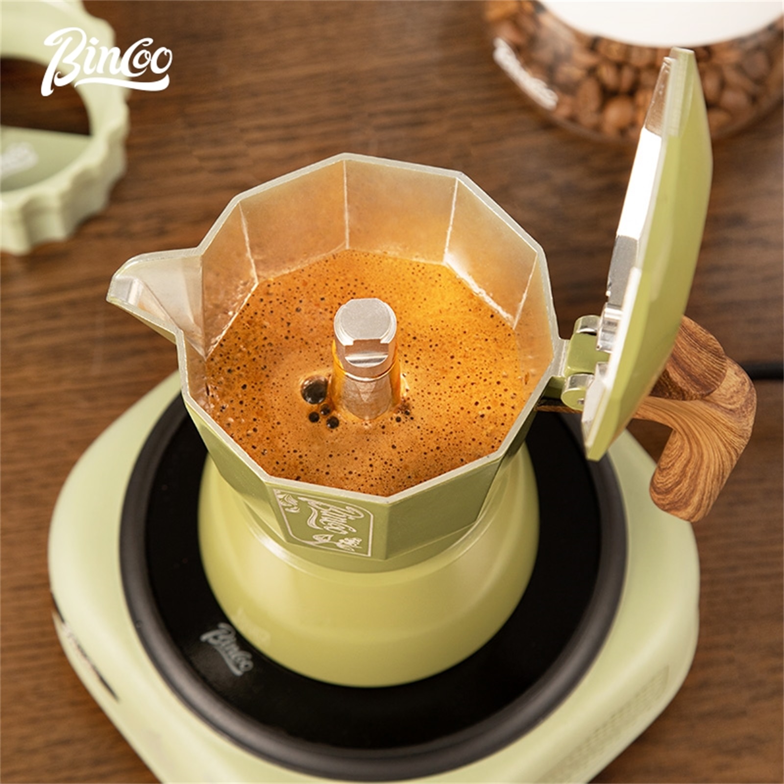 빈쿠 프리미엄 모카포트 세트 6가지 색상 옵션 듀얼 밸 - Coffee Tea Chocolate 리뷰 및 가격