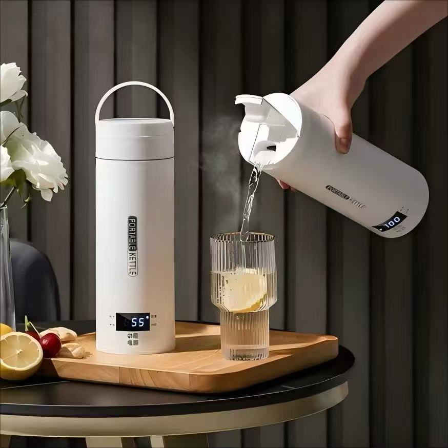 홈피쉬 450ML 전기 주전자 휴대용 차/커피 주전자  - Coffee Tea Menu 리뷰 및 가격