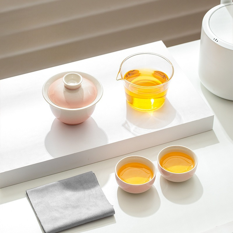식물 유약 그라데이션 여행용 차 세트 세라믹 공부차 세 - Gongfu Tea Set 리뷰 및 가격