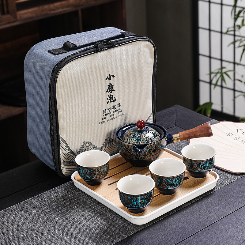 중국 쿵푸 차 세트, 모래 세라믹 차 세트, 여행 쿵푸 - Gongfu Tea Set 리뷰 및 가격