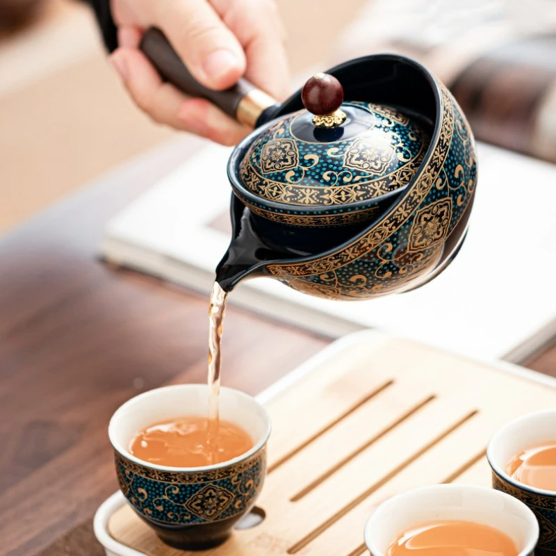 중국 쿵푸 차 세트, 모래 세라믹 차 세트, 여행 쿵푸 - Gongfu Tea Set 리뷰 및 가격