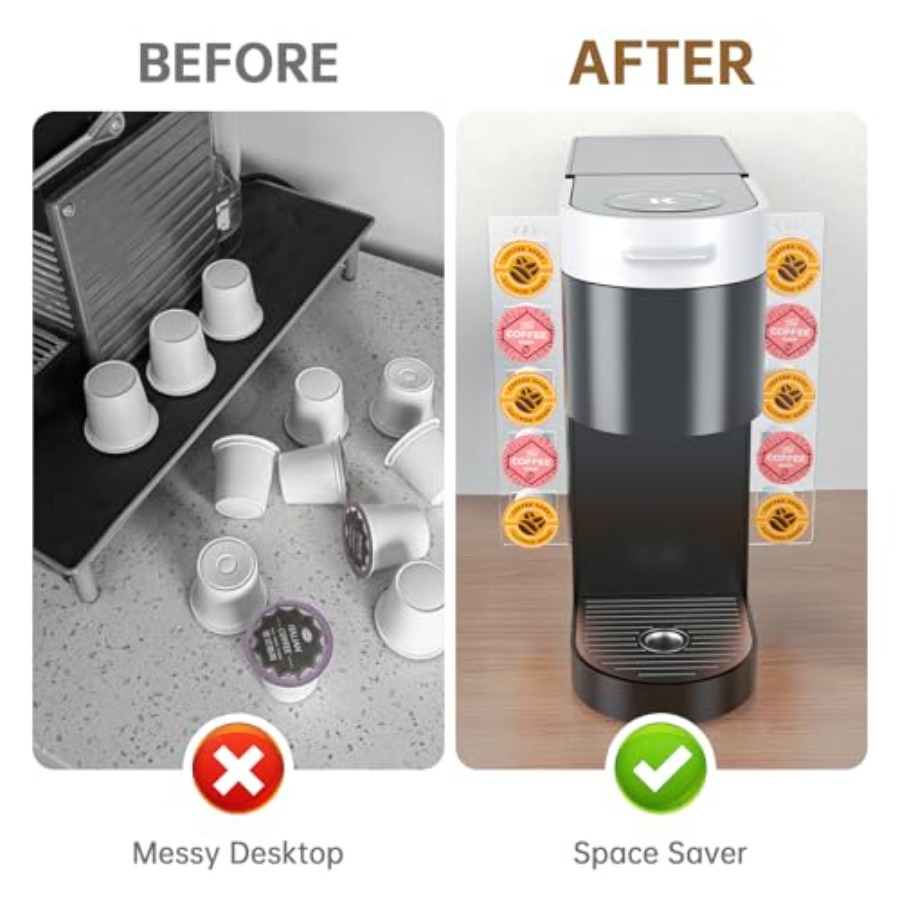 K-컵 포드용 투명 아크릴 커피 포드 홀더, 케어리그, - Coffee Capsule Holder 리뷰 및 가격