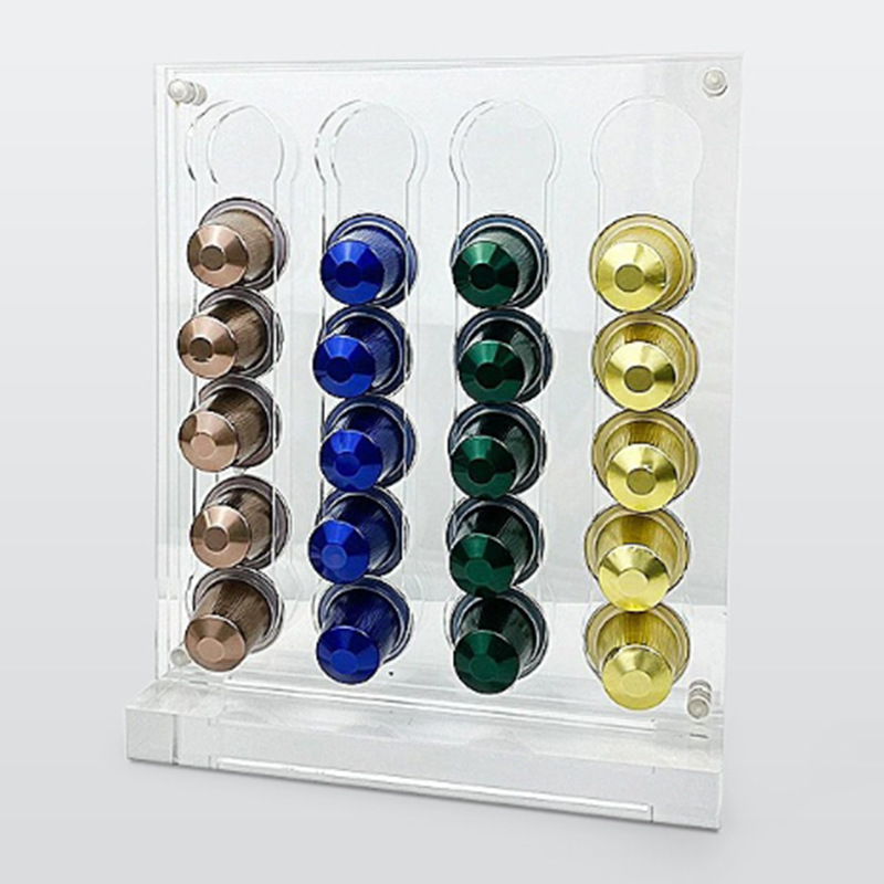 40 캡슐 커피 캡슐 홀더 아크릴 투명 인스턴트 커피  - Coffee Capsule Holder 리뷰 및 가격