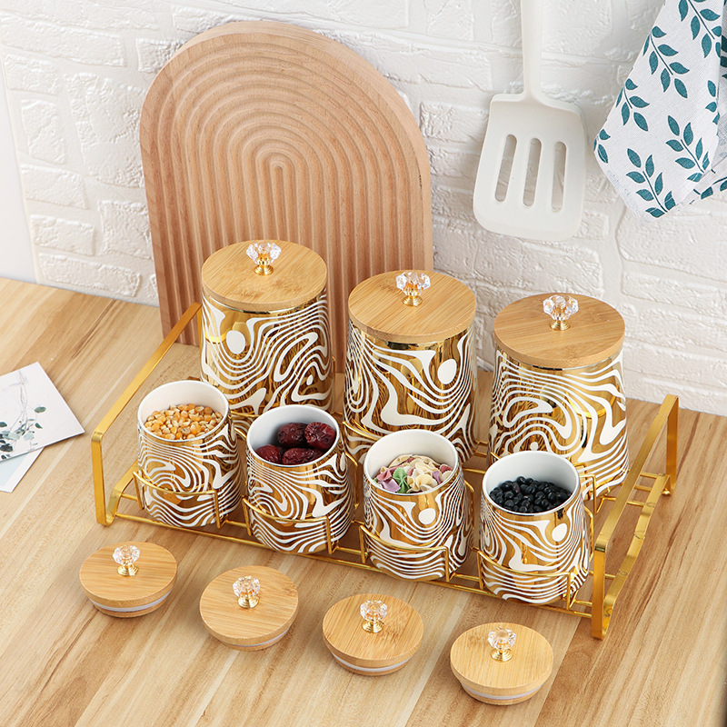 7가지 색상 유약 세라믹 주방 용기 세트 차 커피 설탕 - Coffee Tea Sugar Canister Set 리뷰 및 가격