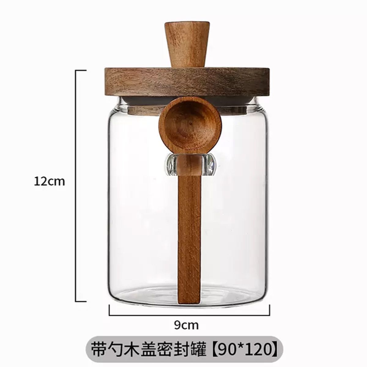 밀폐형 나무 뚜껑과 스푼이 있는 유리 보관 용기, 커피 - Coffee Tea Sugar Canister Set 리뷰 및 가격