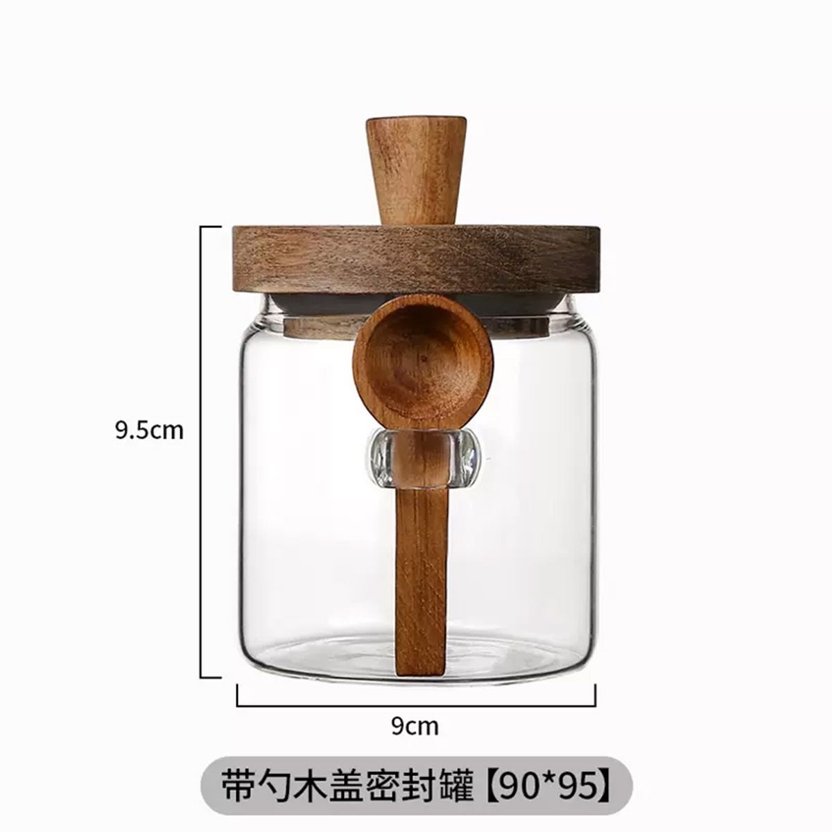 밀폐형 나무 뚜껑과 스푼이 있는 유리 보관 용기, 커피 - Coffee Tea Sugar Canister Set 리뷰 및 가격
